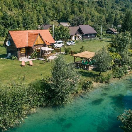 Вилла Plitvice Chalet Korana Экстерьер фото