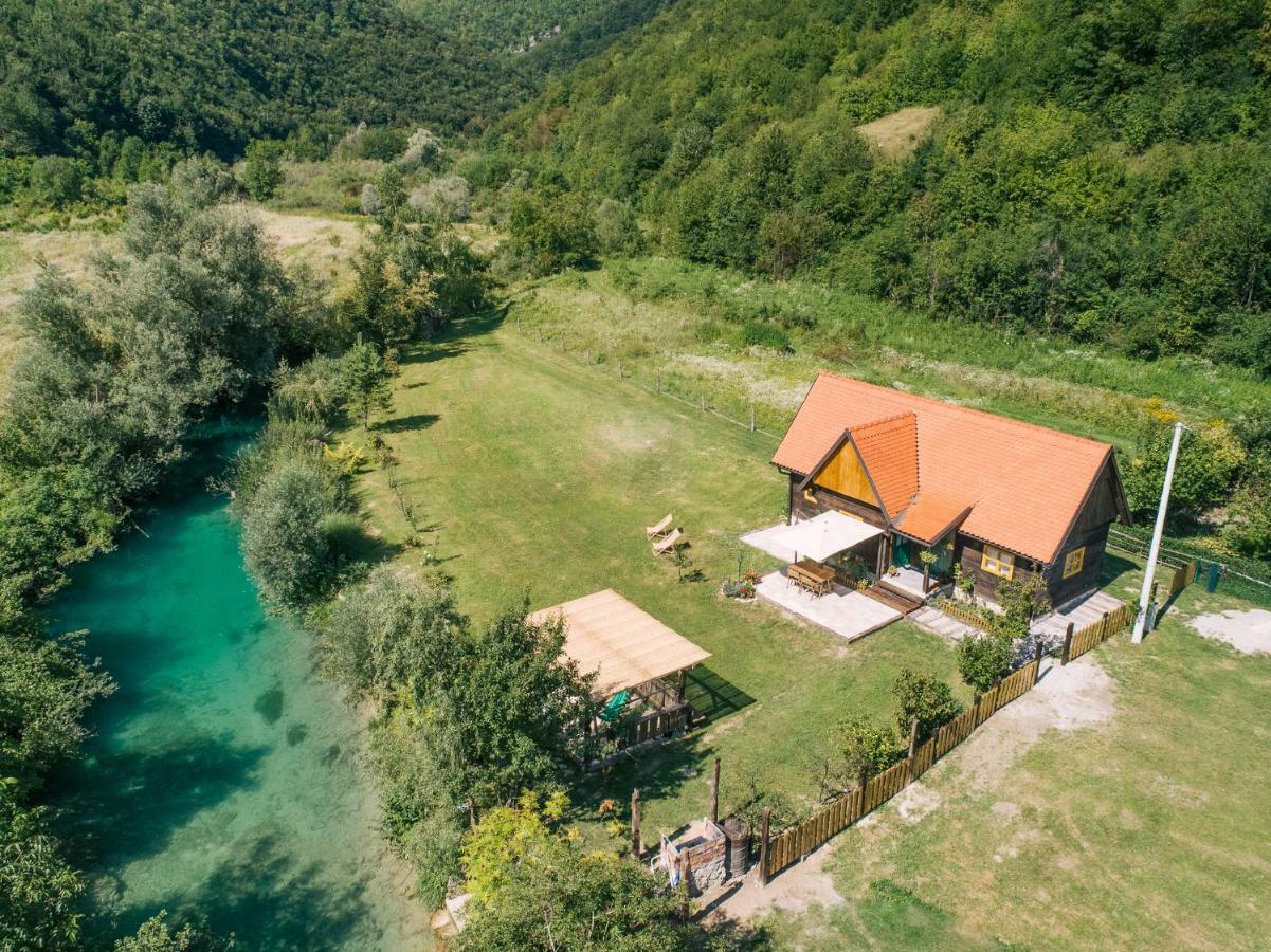 Вилла Plitvice Chalet Korana Экстерьер фото