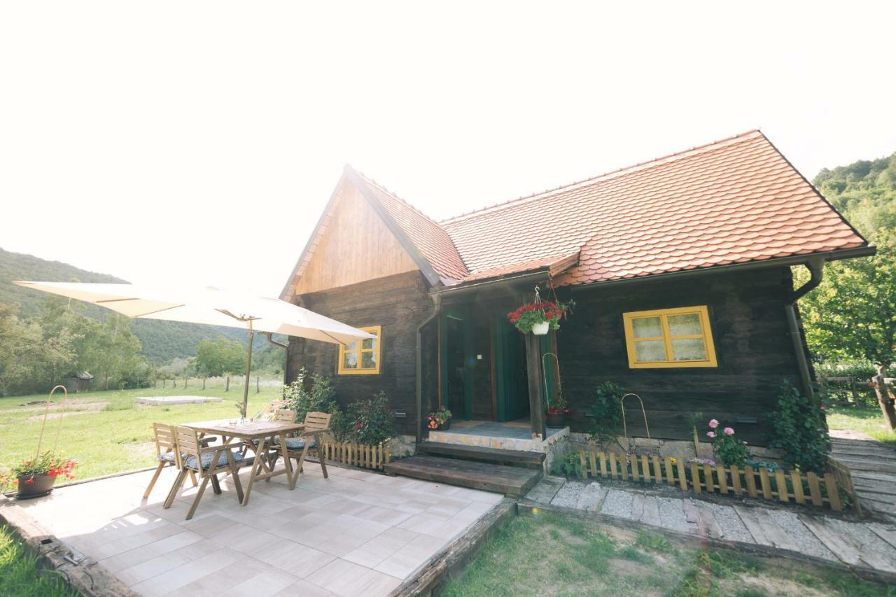 Вилла Plitvice Chalet Korana Экстерьер фото