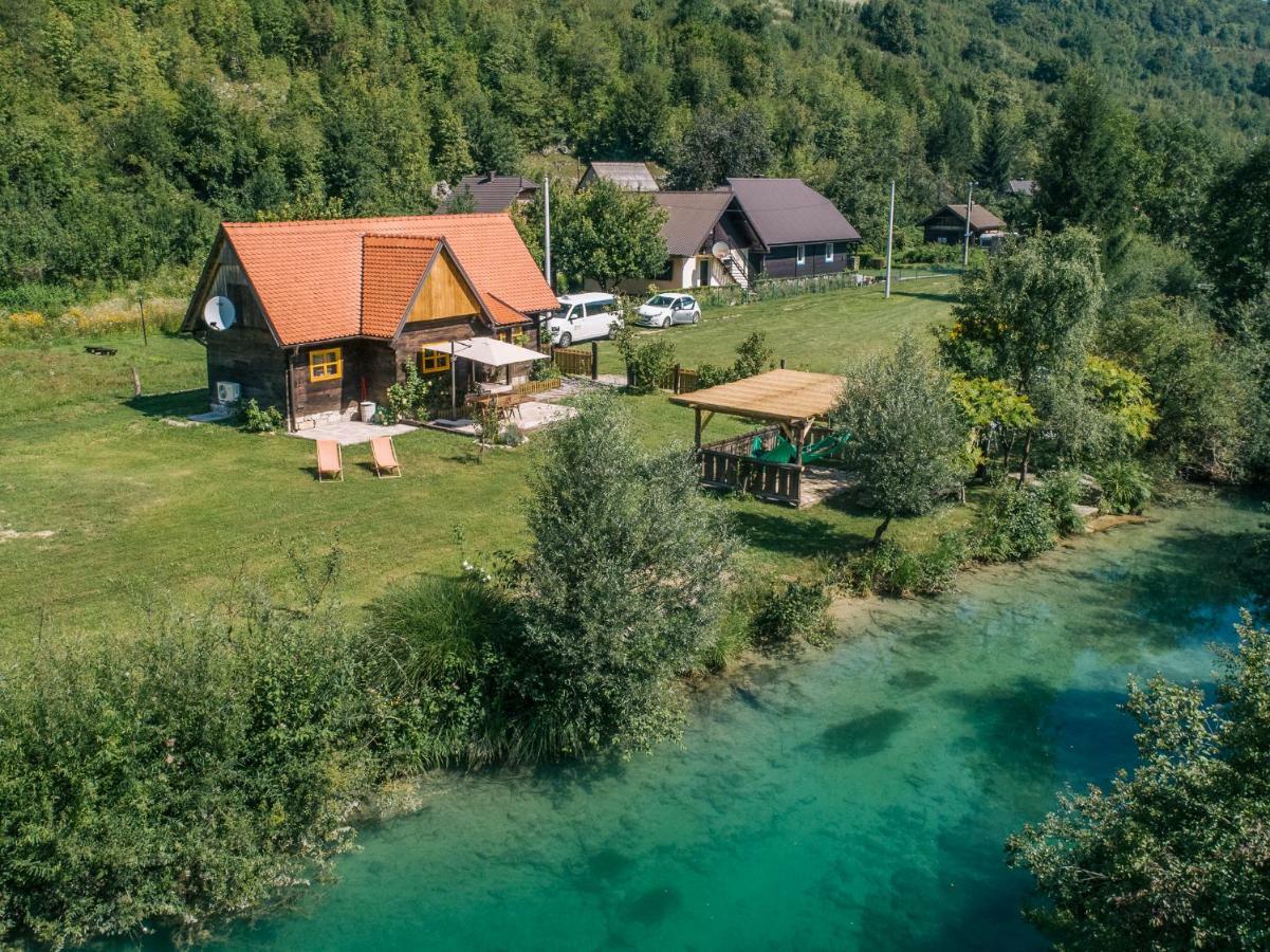 Вилла Plitvice Chalet Korana Экстерьер фото