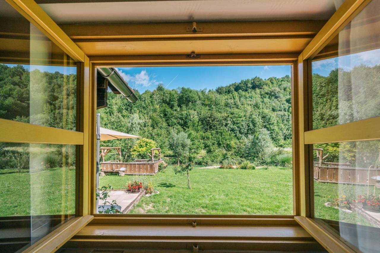 Вилла Plitvice Chalet Korana Экстерьер фото